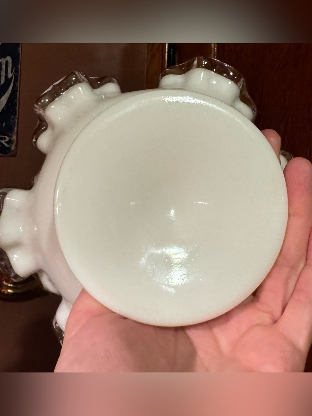 Fenton Silver Crest Footed Bowl - Picture 3 of 9